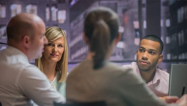 Group around a table